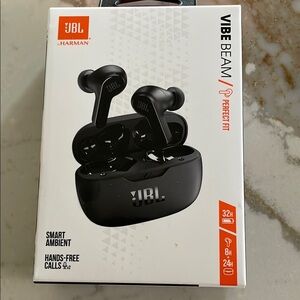 JBL Vibe Beam True Wireless Earbuds - Black